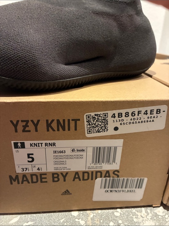 adidas Other - adidas YZY Knit RNR Slip-On Sneakers in Black